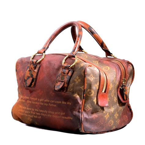 LOUIS VUITTON Richard Prince Mancrazy Jokes Bag 